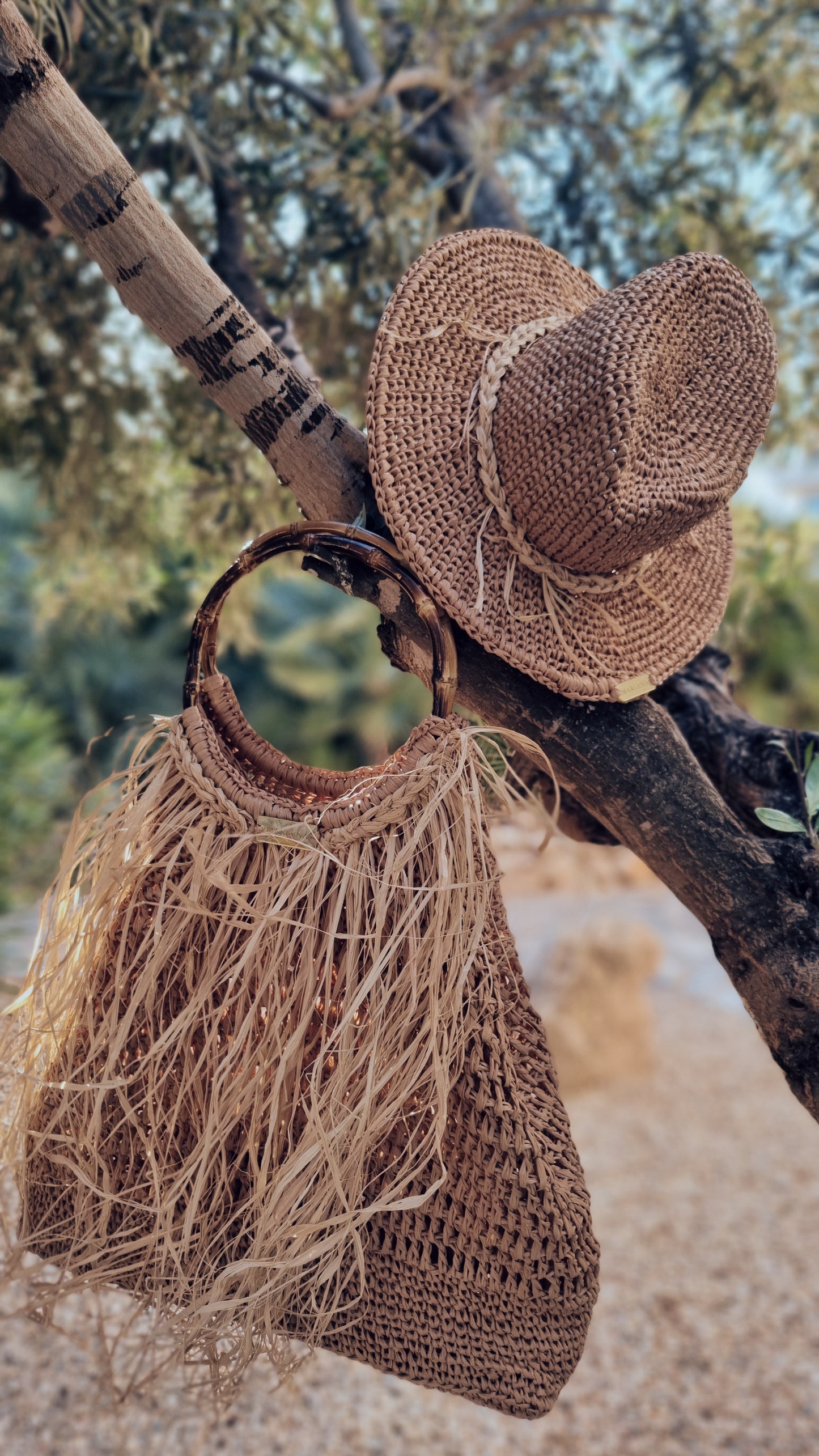 Raffia Summer Hat Fedora - Agrippina