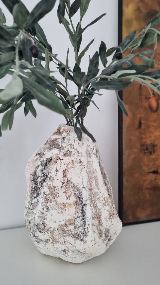 Handcrafted Sculptural Decorative Vase Helena
