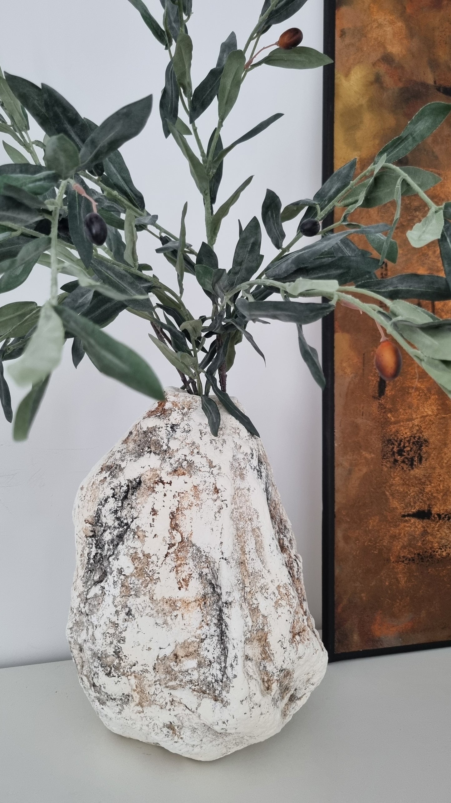 Handcrafted Sculptural Decorative Vase Helena