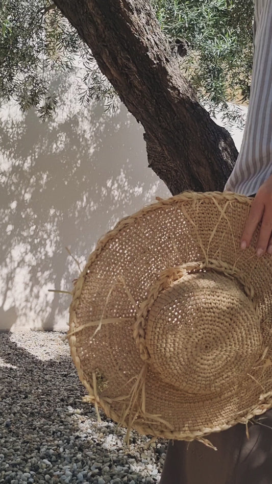 Raffia Summer Hat - Marcia