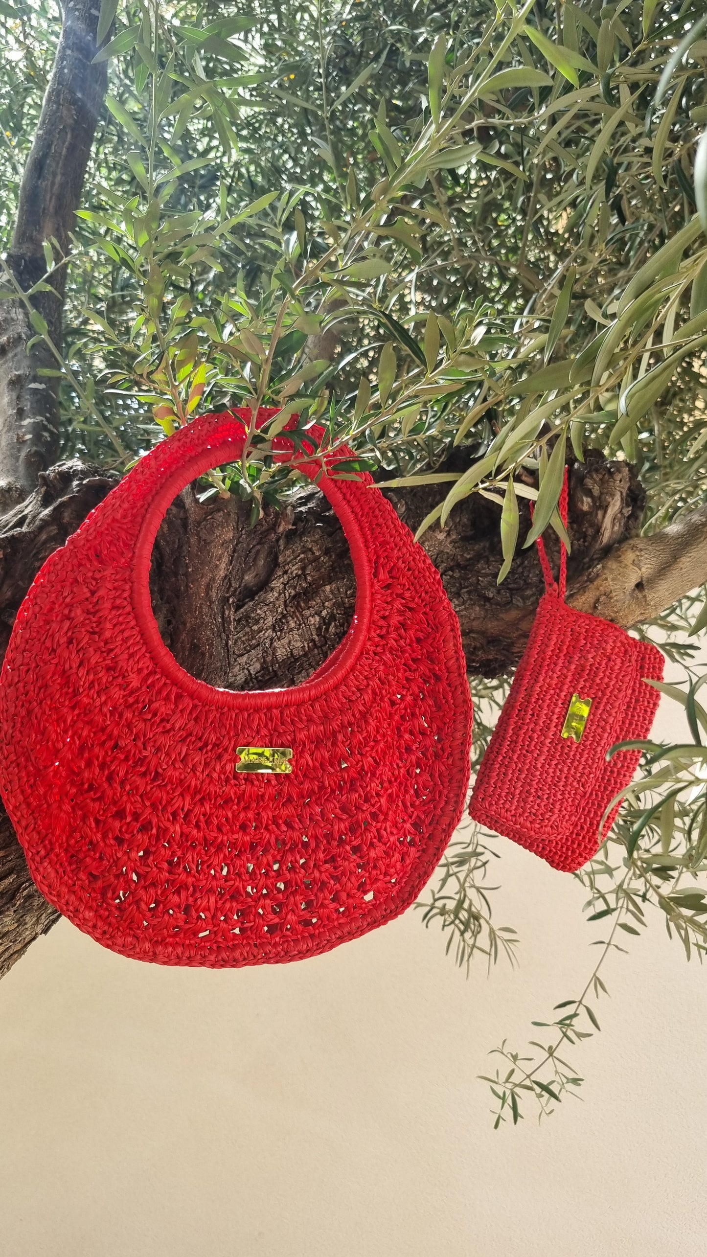 Raffia Bag - Lenia