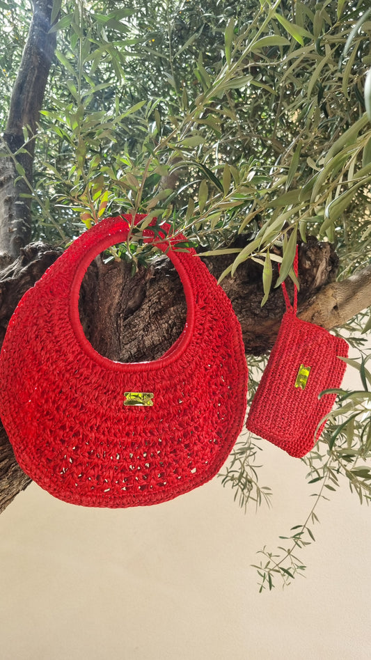 Raffia Bag - Lenia