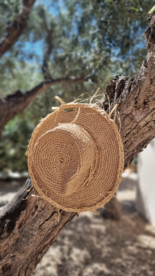 Raffia Summer Hat Fedora - Calpurnia