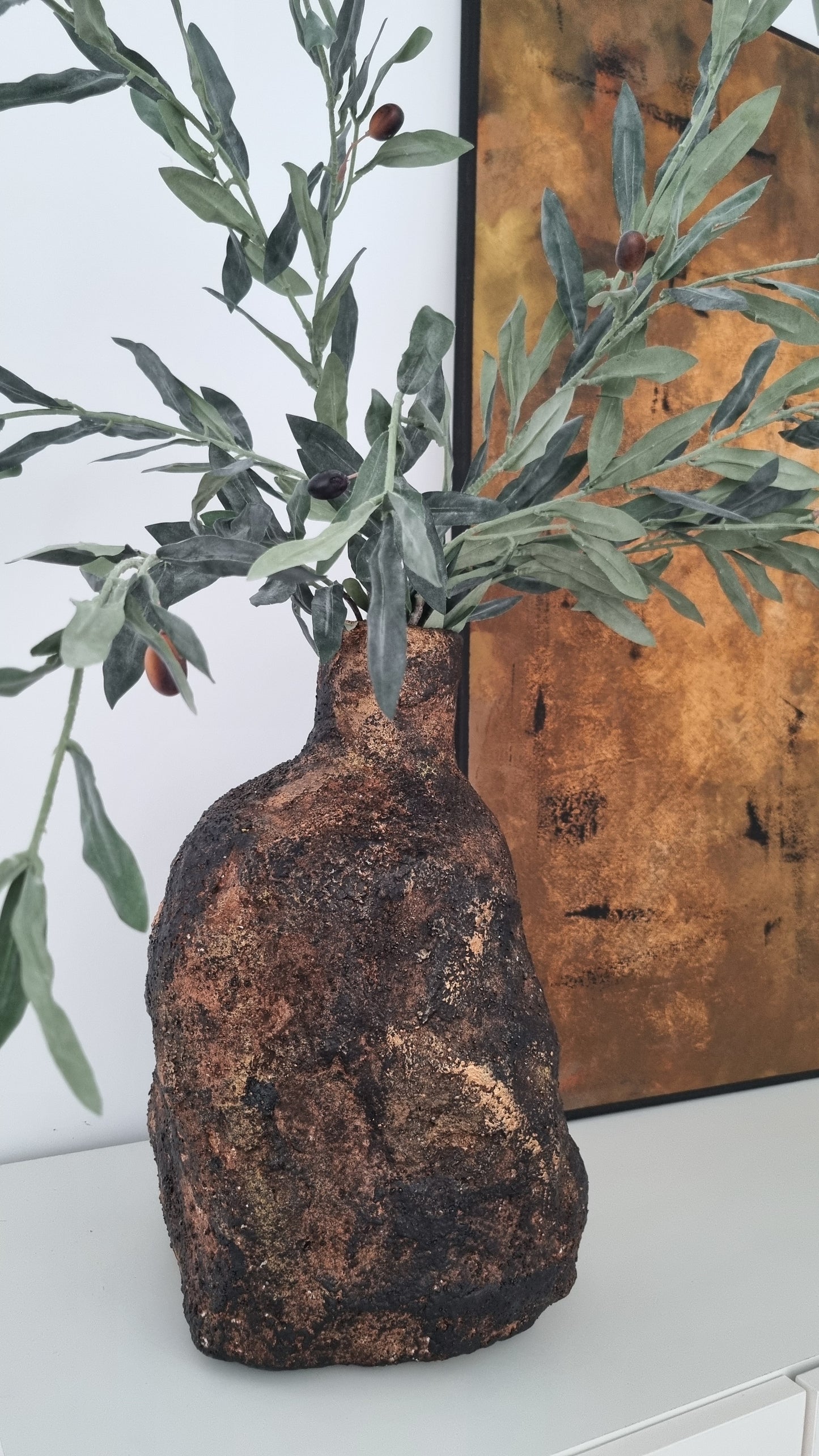 Handcrafted Sculptural Decorative Vase Aurelia