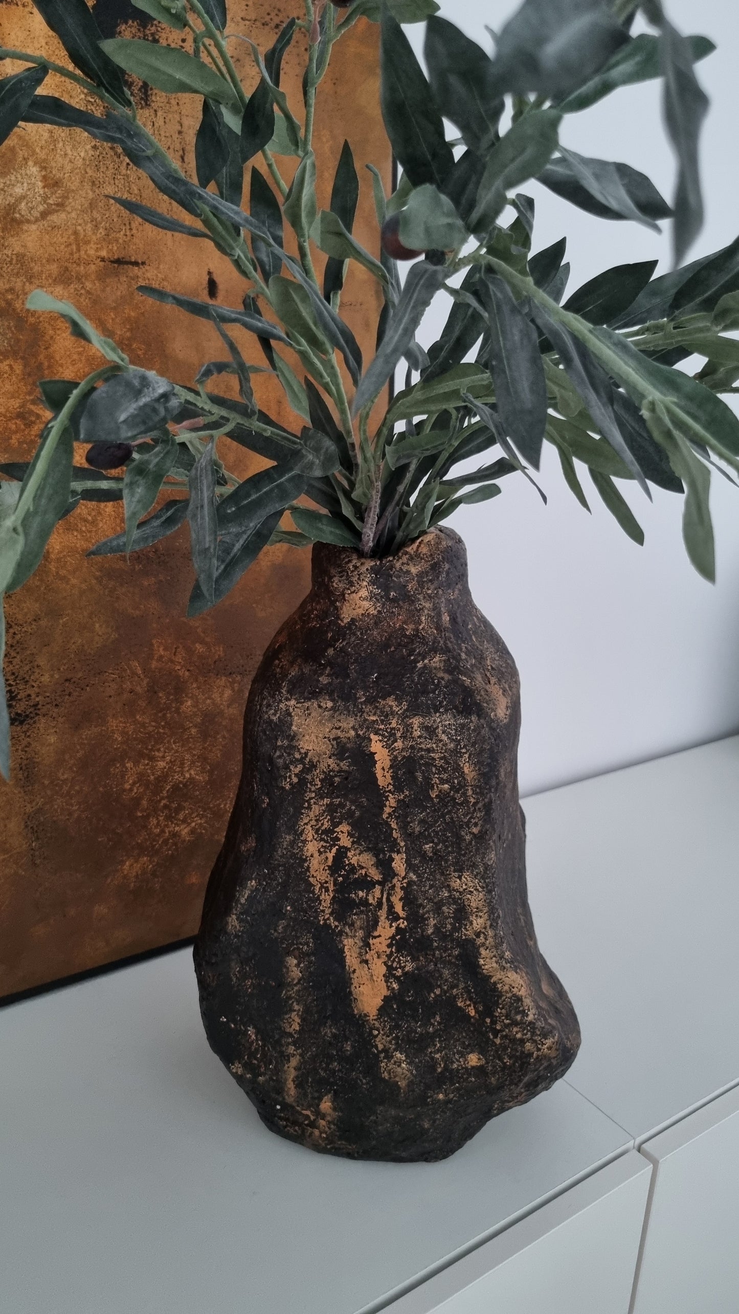 Sculptural Decorative Vase - Casandra