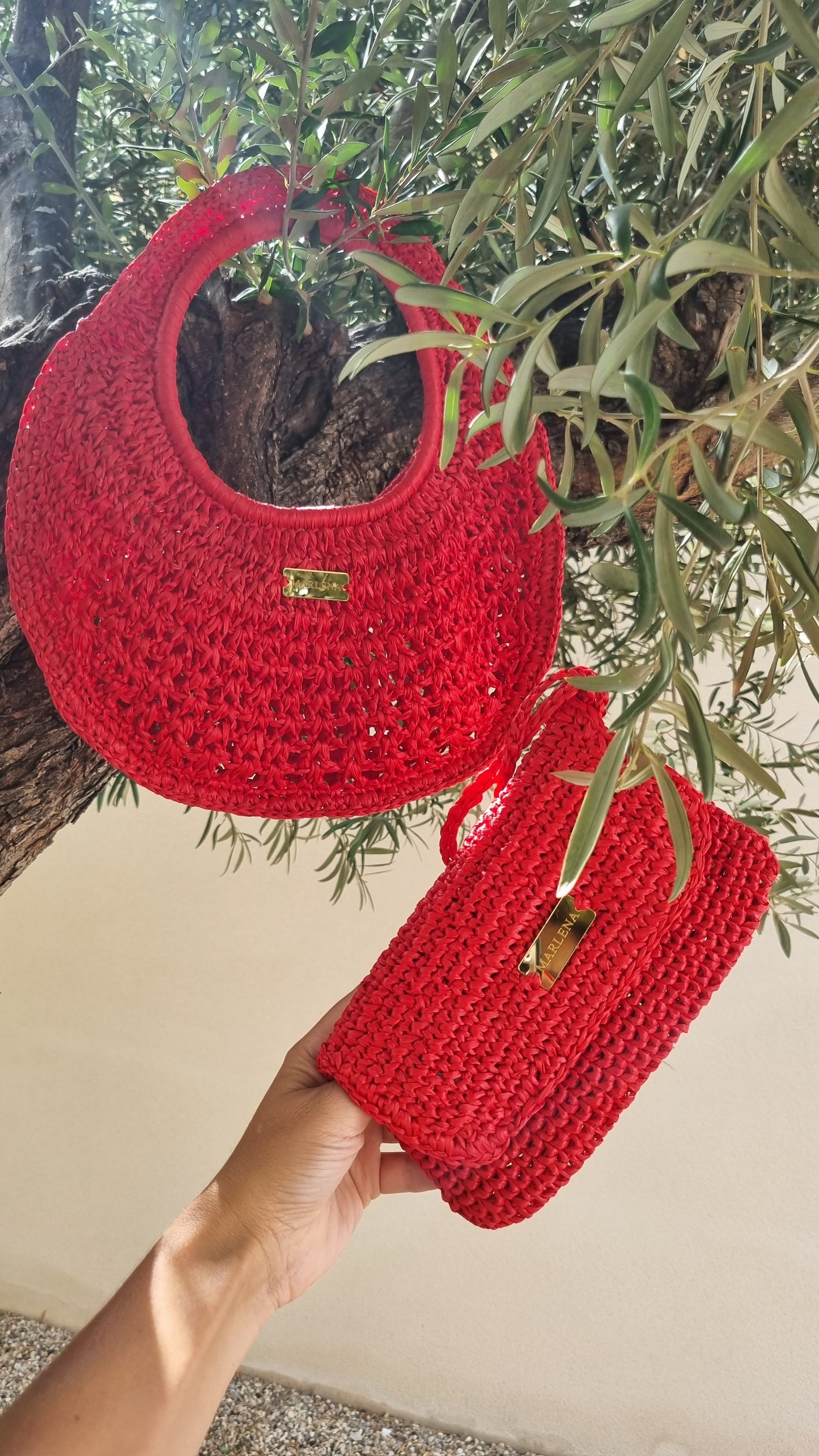 Raffia Bag - Lenia