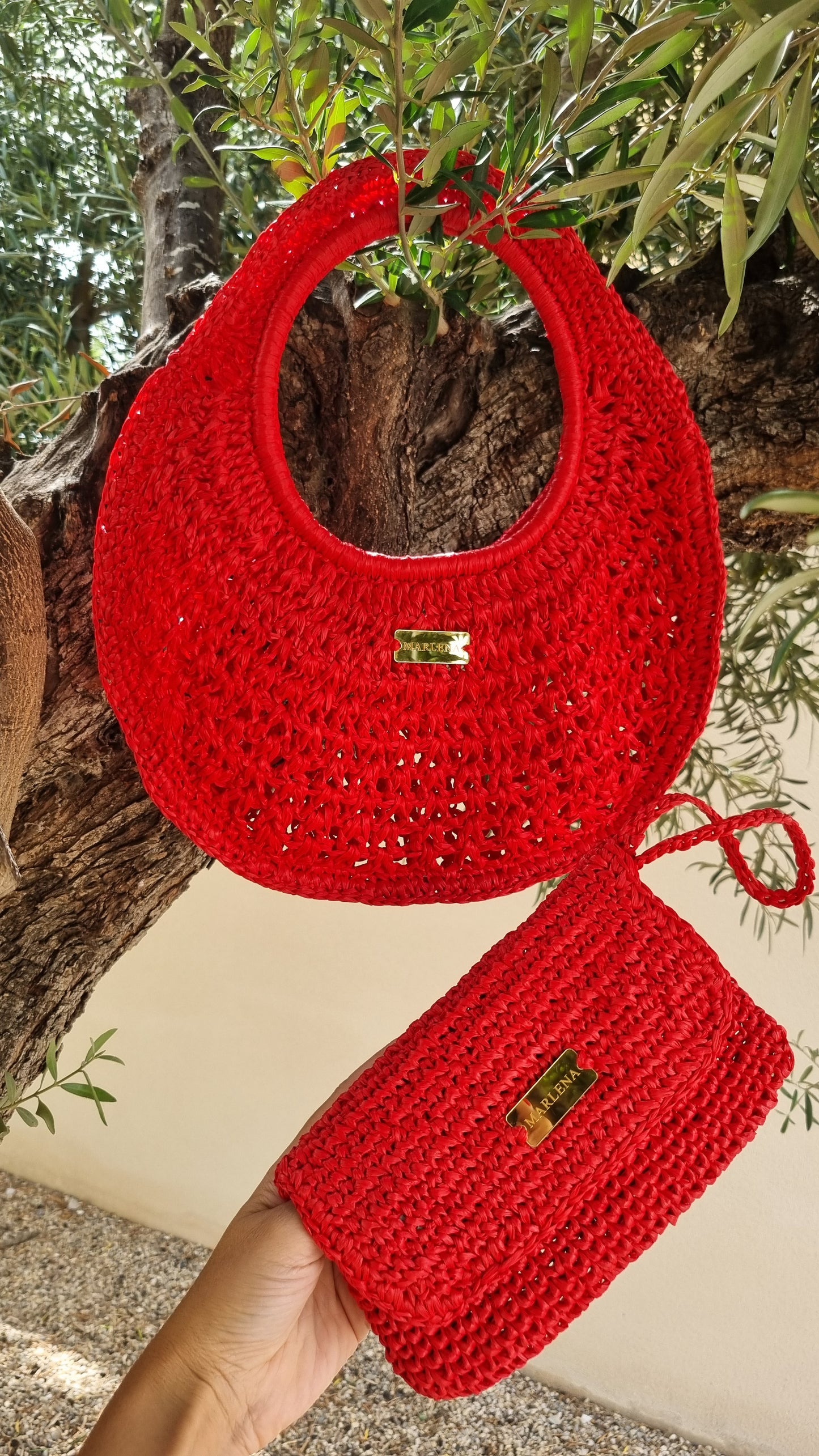 Raffia Bag - Lenia