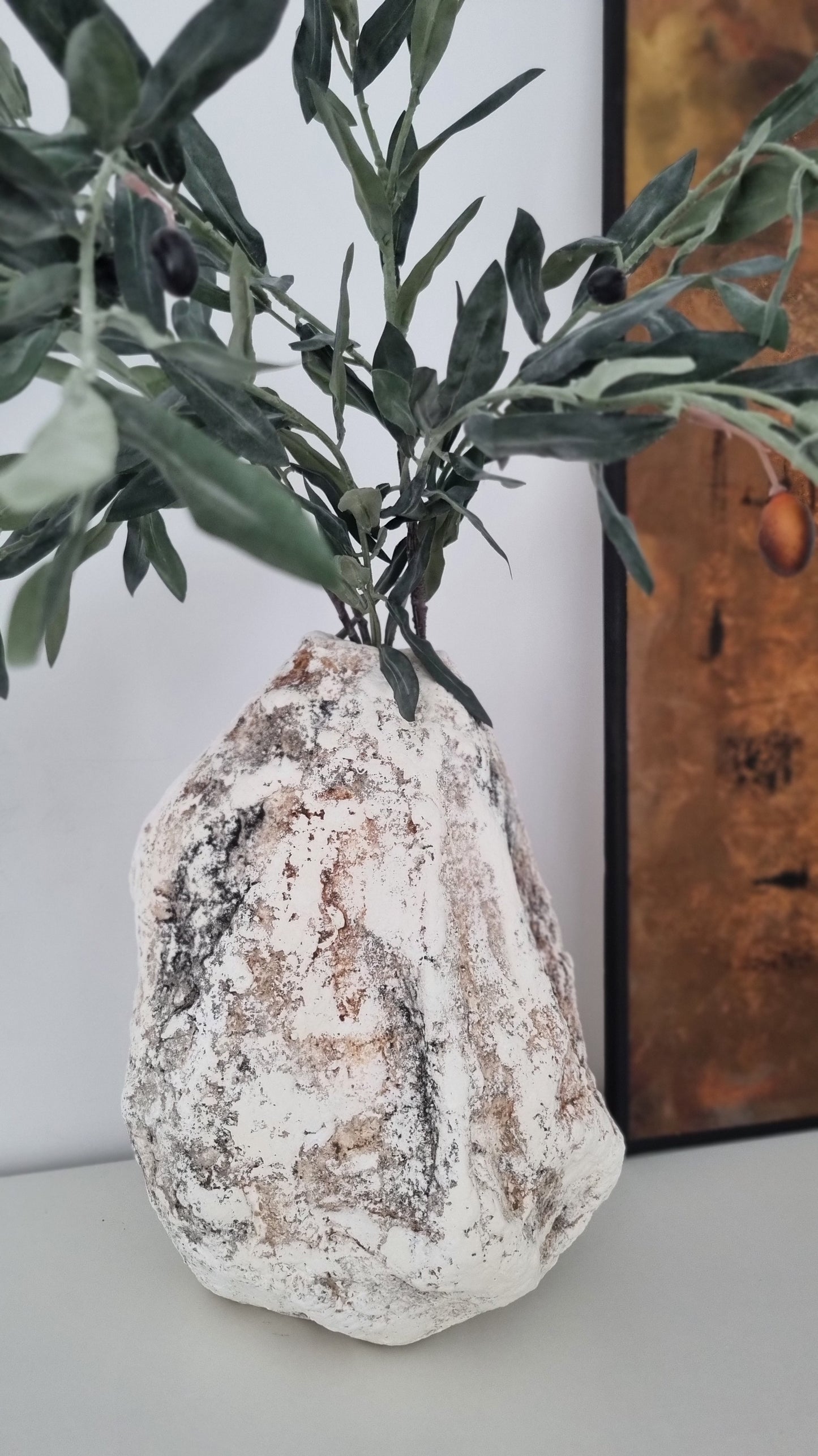 Handcrafted Sculptural Decorative Vase Helena