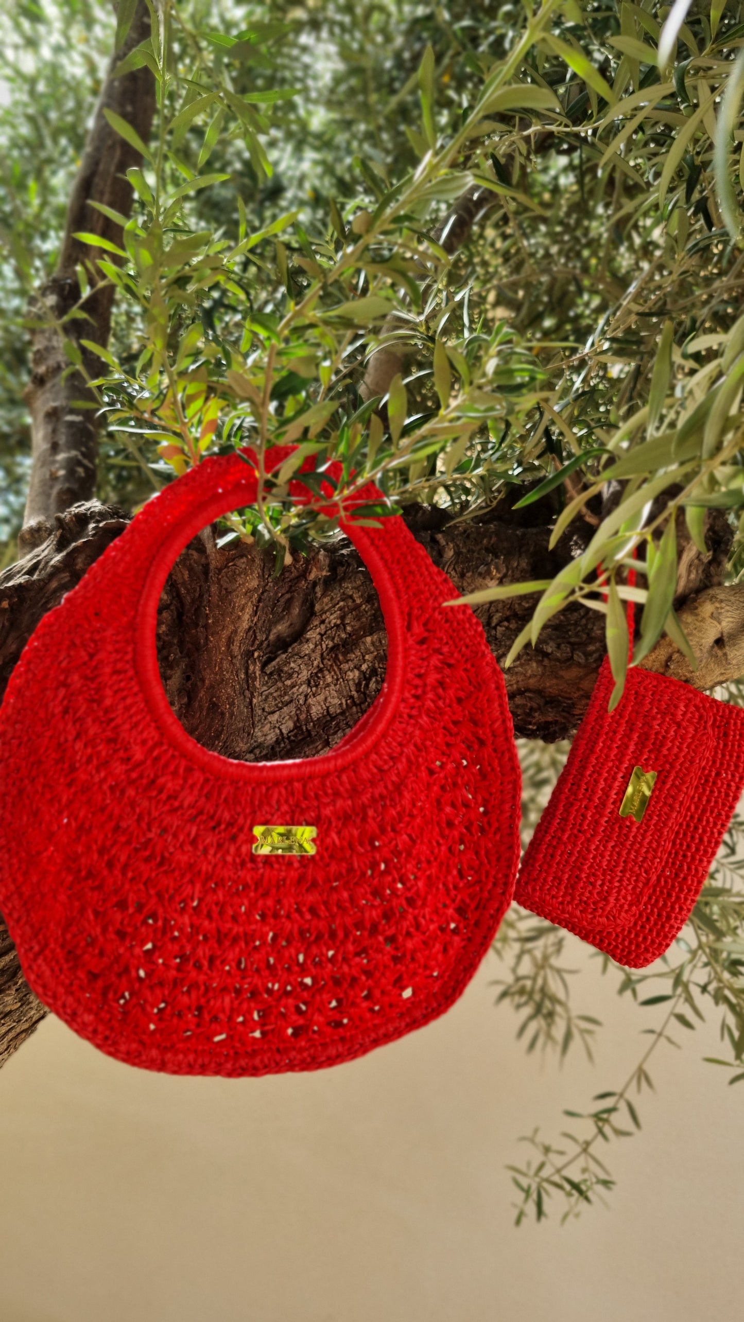 Raffia Bag - Lenia