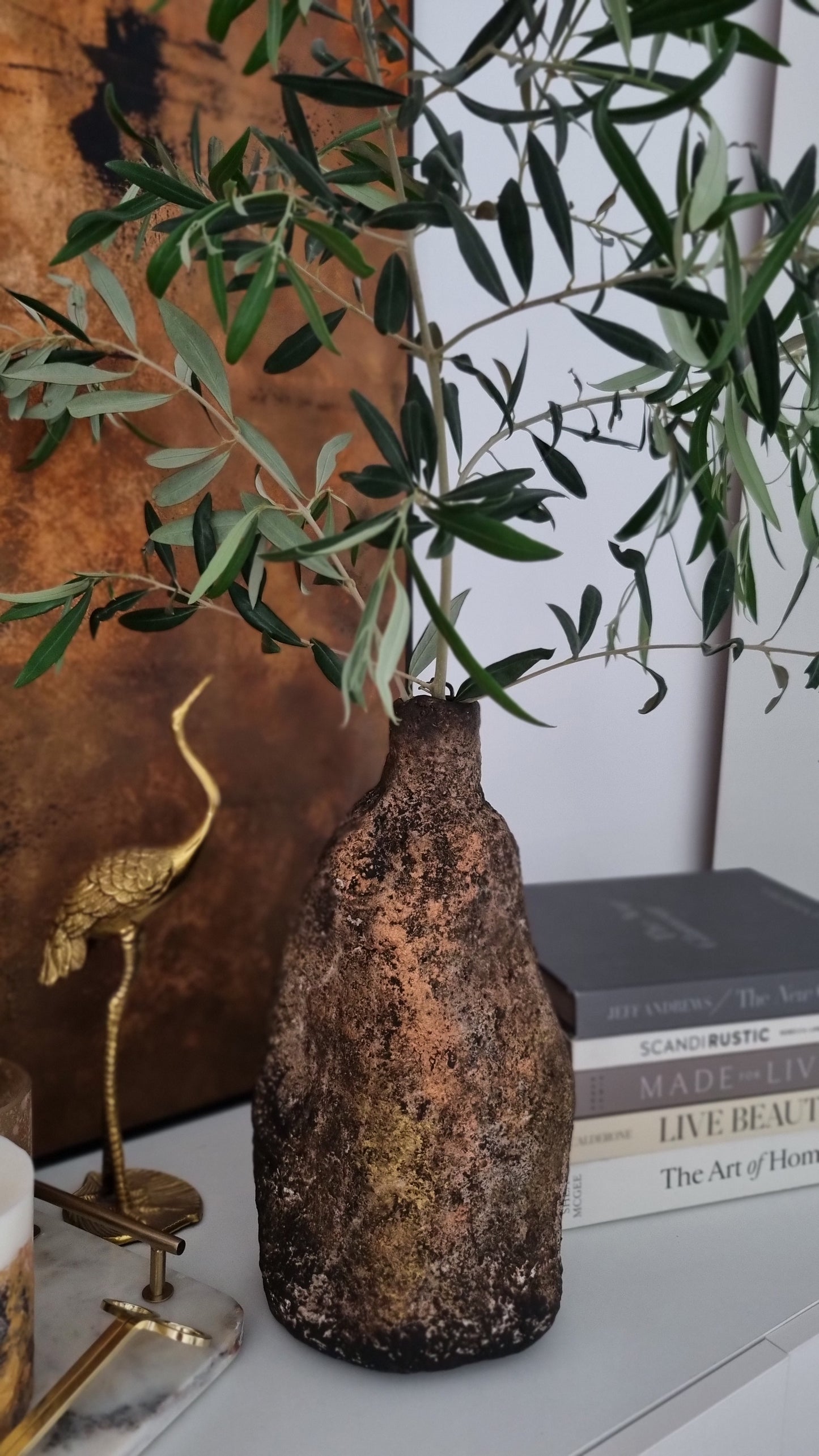 Sculptural Decorative Vase - Orpah