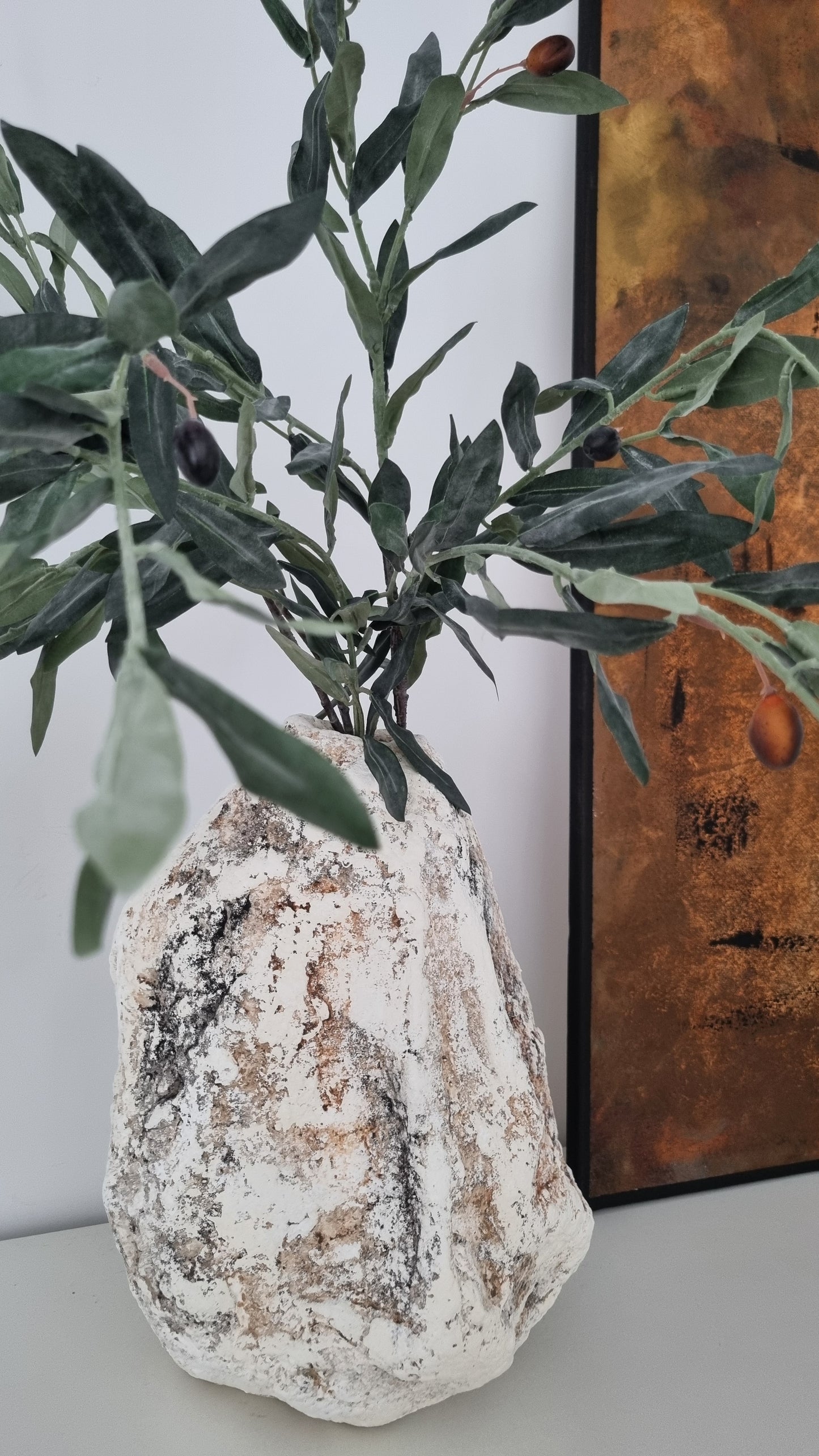 Handcrafted Sculptural Decorative Vase Helena